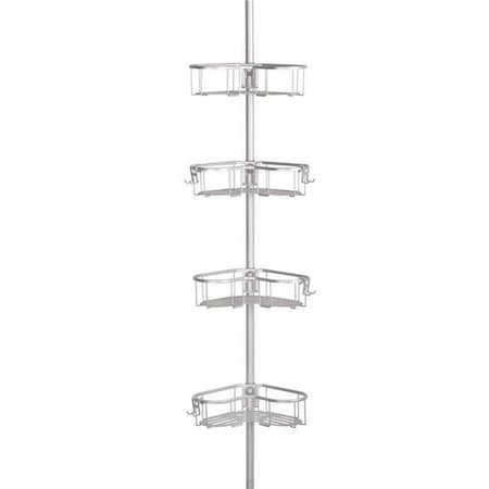 Utopia Alley Utopia Alley Flat Shelf  Rustproof Corner Shower Caddy  Satin Chrome PC3AL